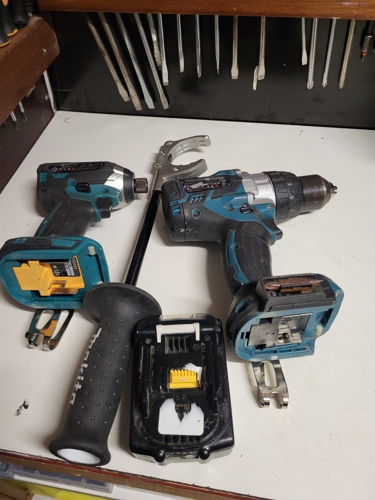 Makita Accutol en slagtol met 1 accu 18 v in koffer, Doe-het-zelf en Verbouw, Gereedschap | Boormachines, Ophalen, Boor- en Schroefmachine