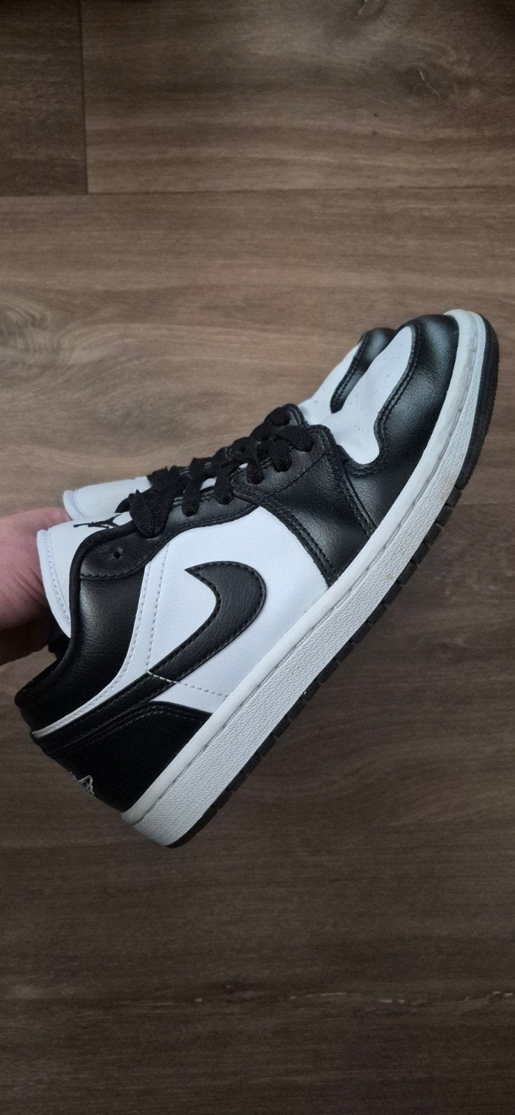 Nike Air Jordan 1 Low Panda sneakers - Maat 37.5, Nike Air Jordan, Zwart, Ophalen of Verzenden, Sneakers of Gympen