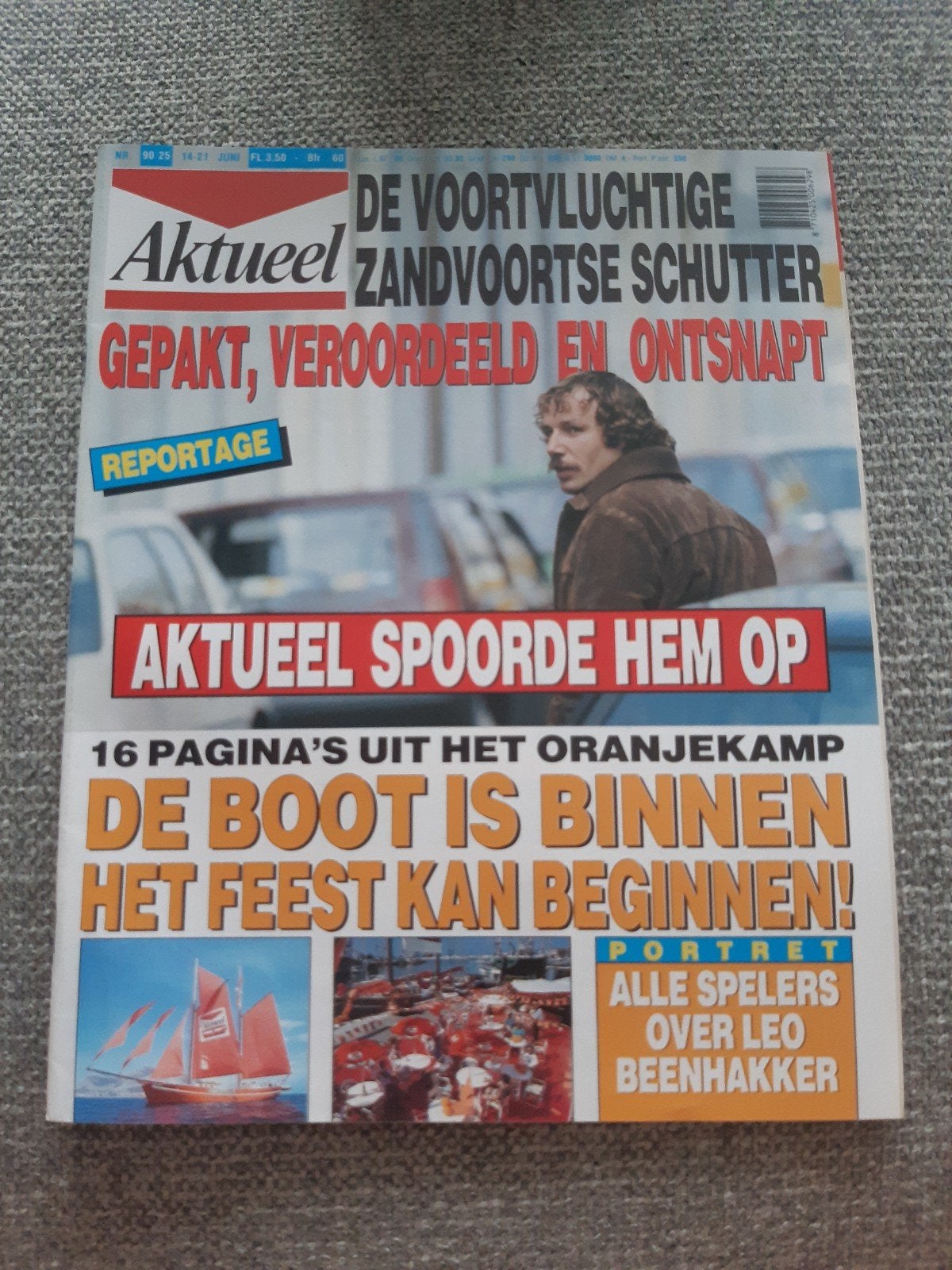 25.Aktueel 1990. Norbert Vallez. Rasti Rostelli. Leo Beenhak, Ophalen of Verzenden, 1980 tot heden, Tijdschrift