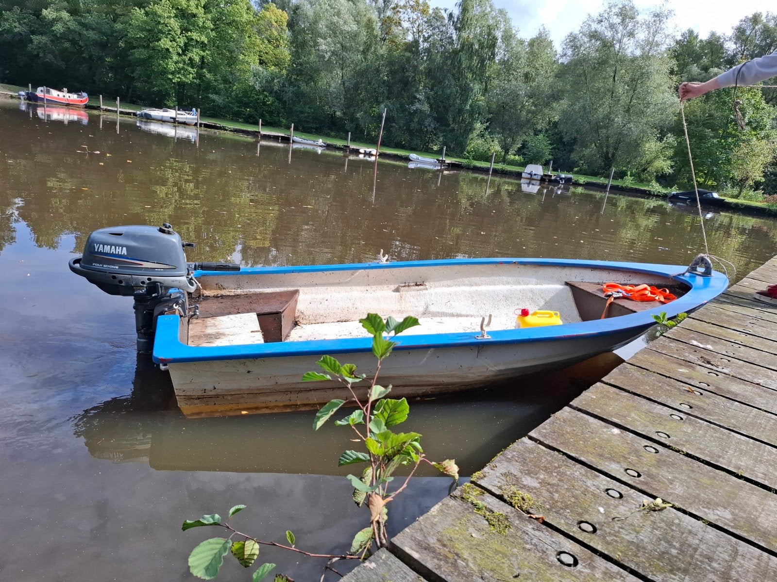 opknapper toerbootje met trailer, Ophalen of Verzenden, Gebruikt, Twee personen, Overige typen