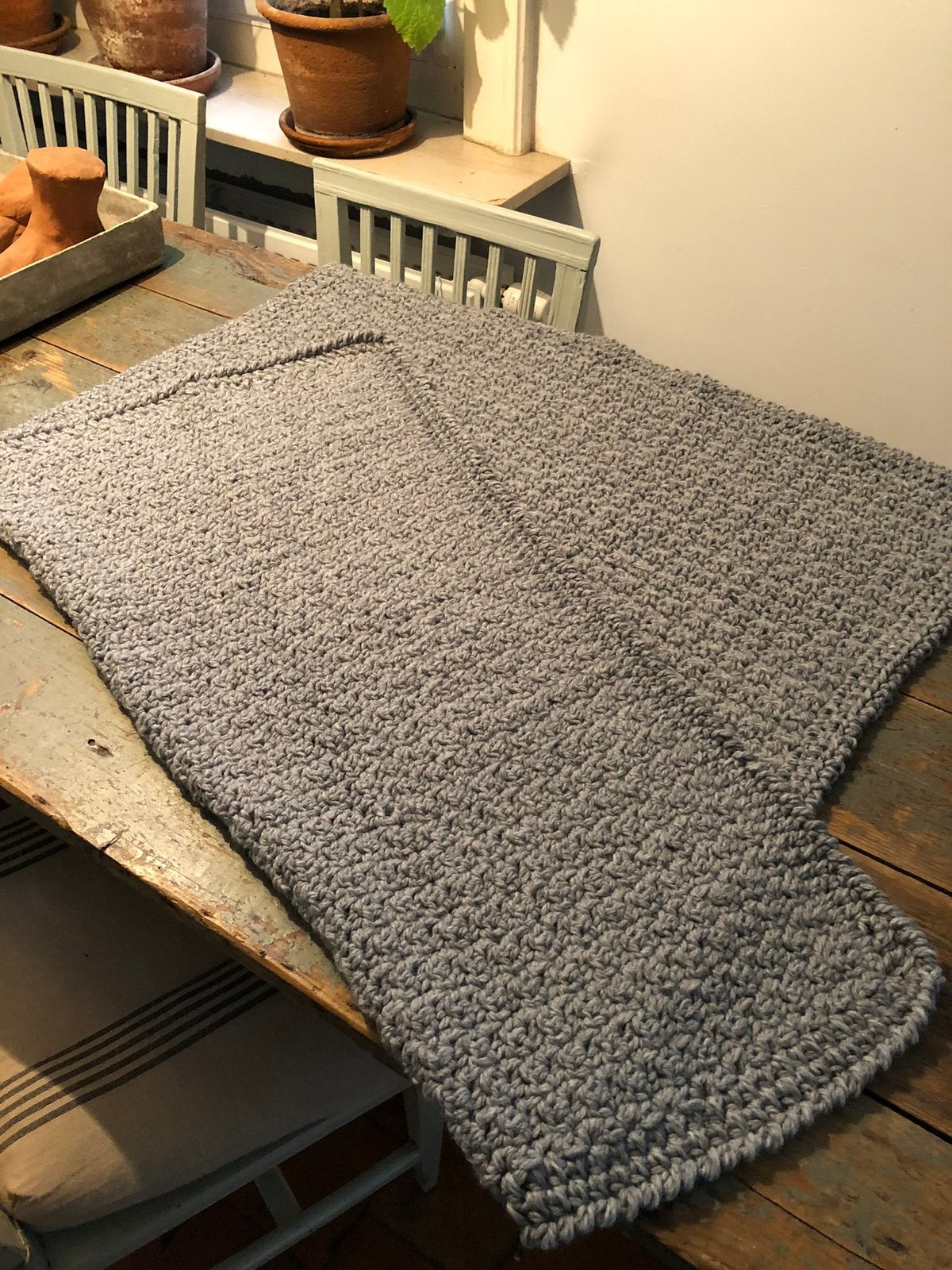 NIEUW DEKEN SPREI BABYDEKEN DOEK MERINO WOL LICHTGRIJS WIEG, Ophalen of Verzenden, Nieuw, Grijs, Deken