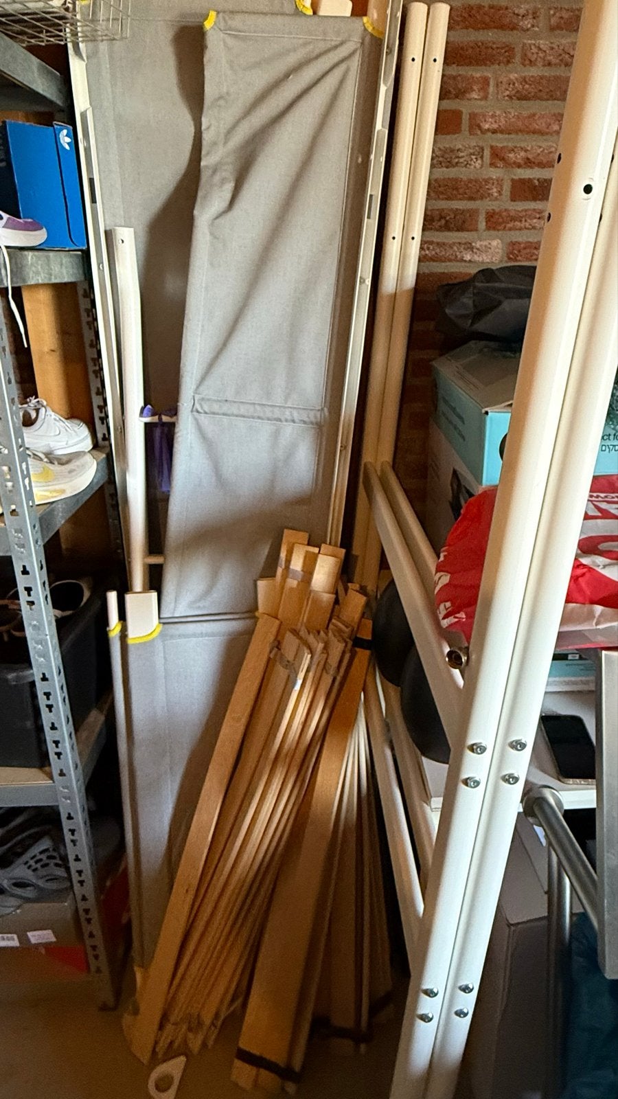 Ikea hoogslaper compleet met alle onderdelen, Ophalen, Gebruikt, Eenpersoons, 200 cm