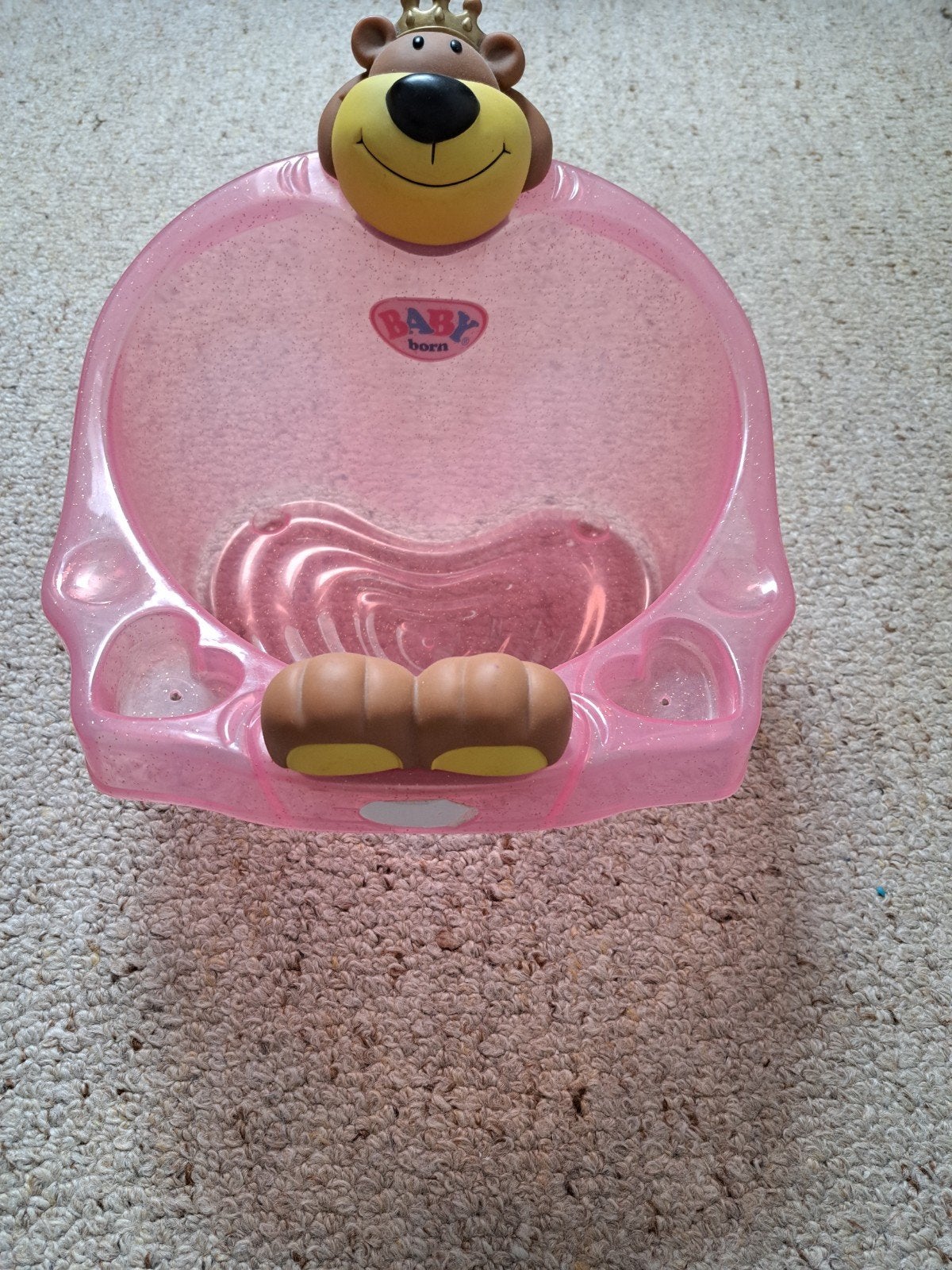 Baby Born Tummy Tub Roze met Berenhoofd voor Poppen, Ophalen of Verzenden, Gebruikt, Babypop