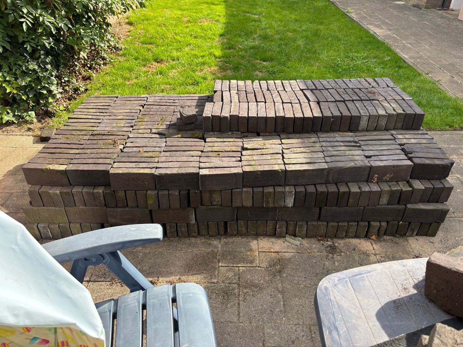 Ca. 850 gebruikte bakstenen, Doe-het-zelf en Verbouw, Ophalen, Gebruikt, Bakstenen