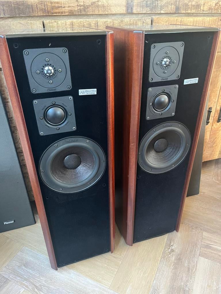 Magnat MSP 200  (hout/pianolak), Audio, Tv en Foto, Luidsprekers, Ophalen, Gebruikt, Magnat, 120 watt of meer