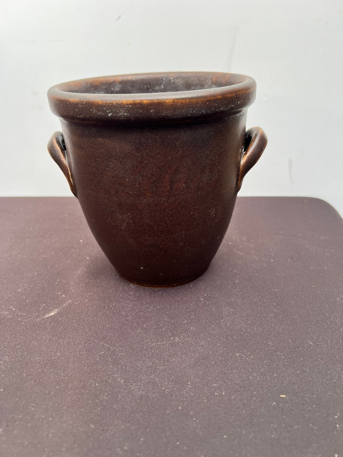 Te Koop Vintage Grespot Keulsepot Bloempot Jasba, Tuin en Terras, Rond, Ophalen of Verzenden, Zo goed als nieuw, Balkon