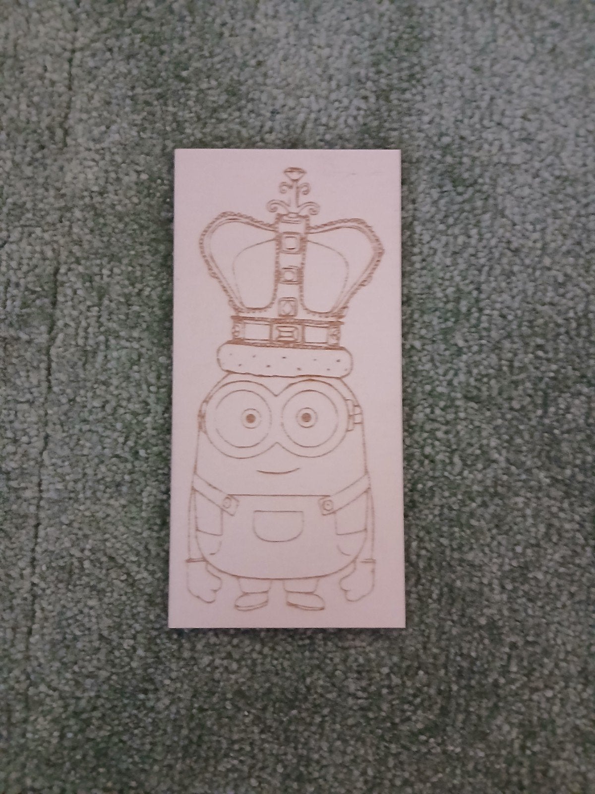 Minion Koning Bob Houten Decoratie - Minions Film, Ophalen of Verzenden, Nieuw