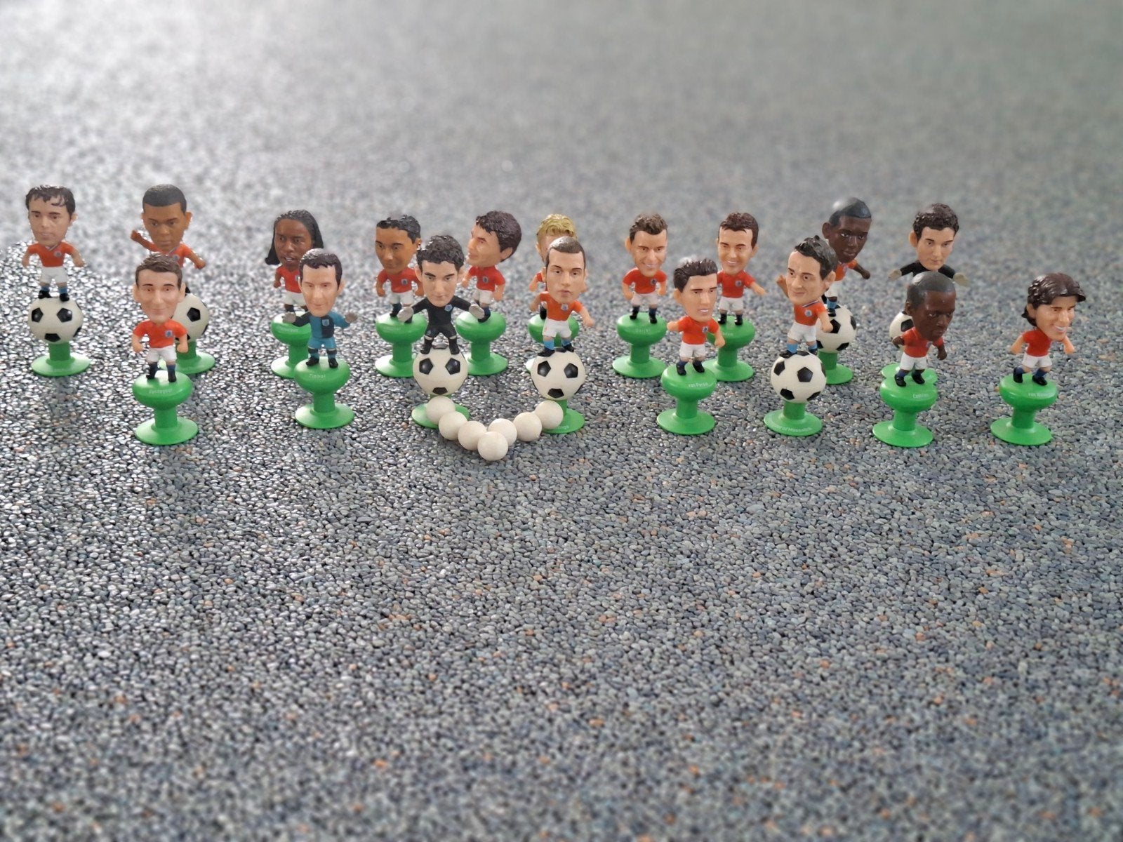 Super de Boer WK KNVB poppetjes en balletjes 2006, Verzamelen, Ophalen of Verzenden, Gebruikt, Overige binnenlandse clubs, Beeldje of Poppetje