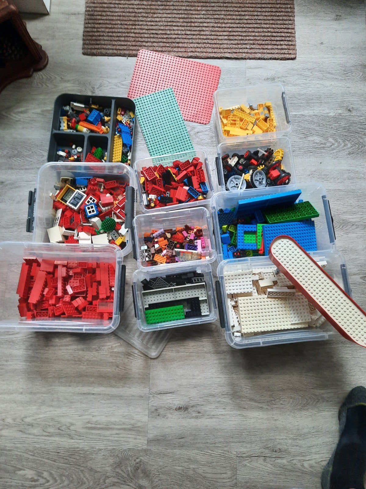 Grote partij Lego losse stenen en grondplaten, Ophalen, Gebruikt, Inclusief extra onderdelen, Lego