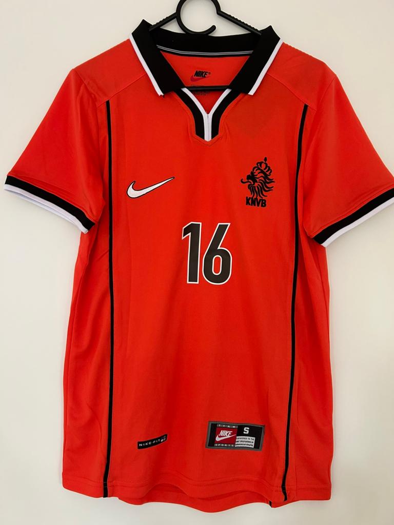Nederlands Elftal shirt 1998 Davids 16 maat S, Ophalen of Verzenden, Zo goed als nieuw, Shirt