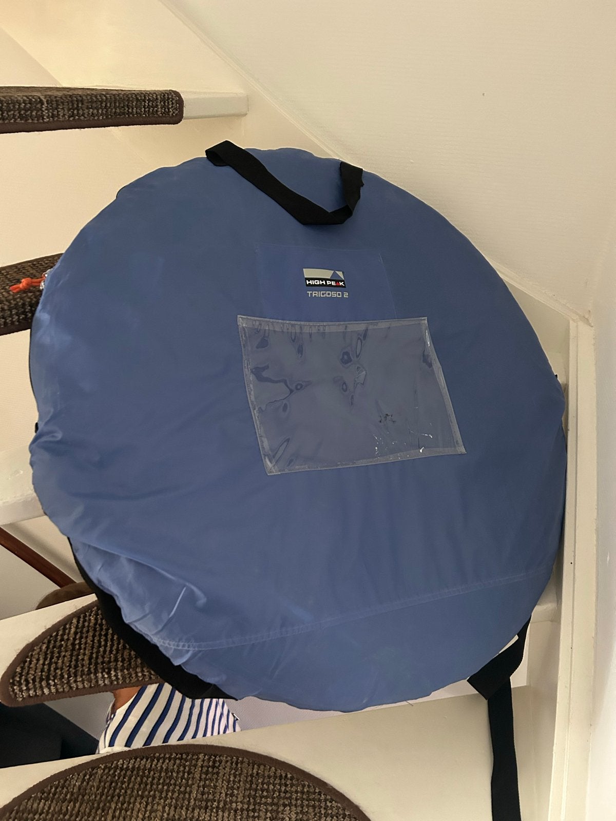 High Peak Trigoso 2 pop-up tent, Caravans en Kamperen, Tenten, Ophalen, Gebruikt, Tot en met 2
