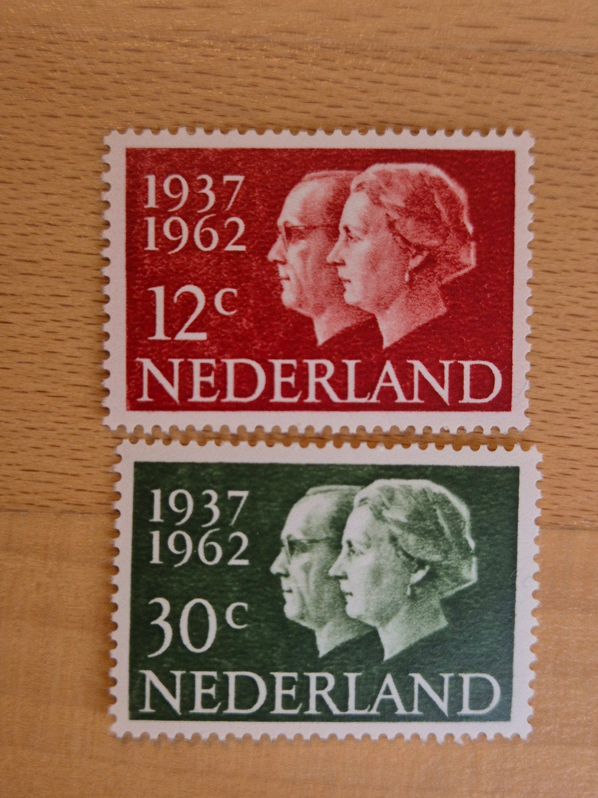 Nederland 1962 zilveren huwelijk, Postzegels en Munten, Postzegels | Nederland, Ophalen of Verzenden, Na 1940, Postfris