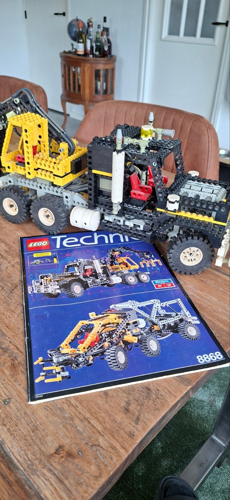 Lego Technic 8868 Vintage Kraanwagen - Compleet met boekje, Gebruikt, Lego, Compleet, Ophalen of Verzenden