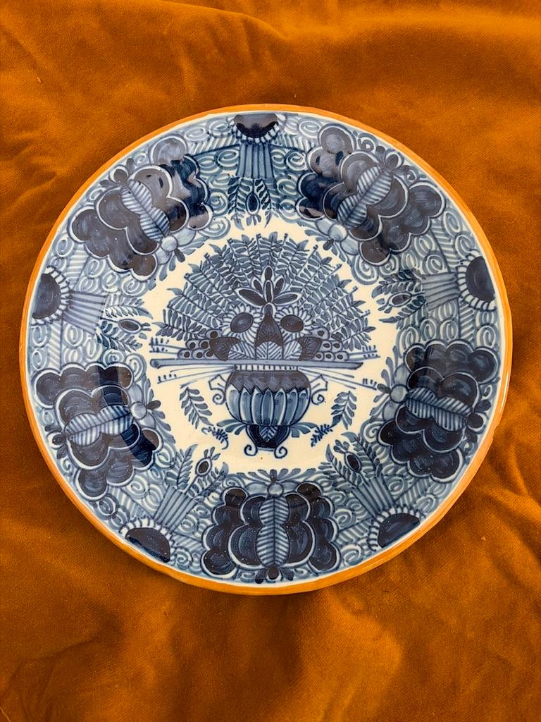 Delfts blauw bord Makkum Tichelaar, Antiek en Kunst, Verzenden