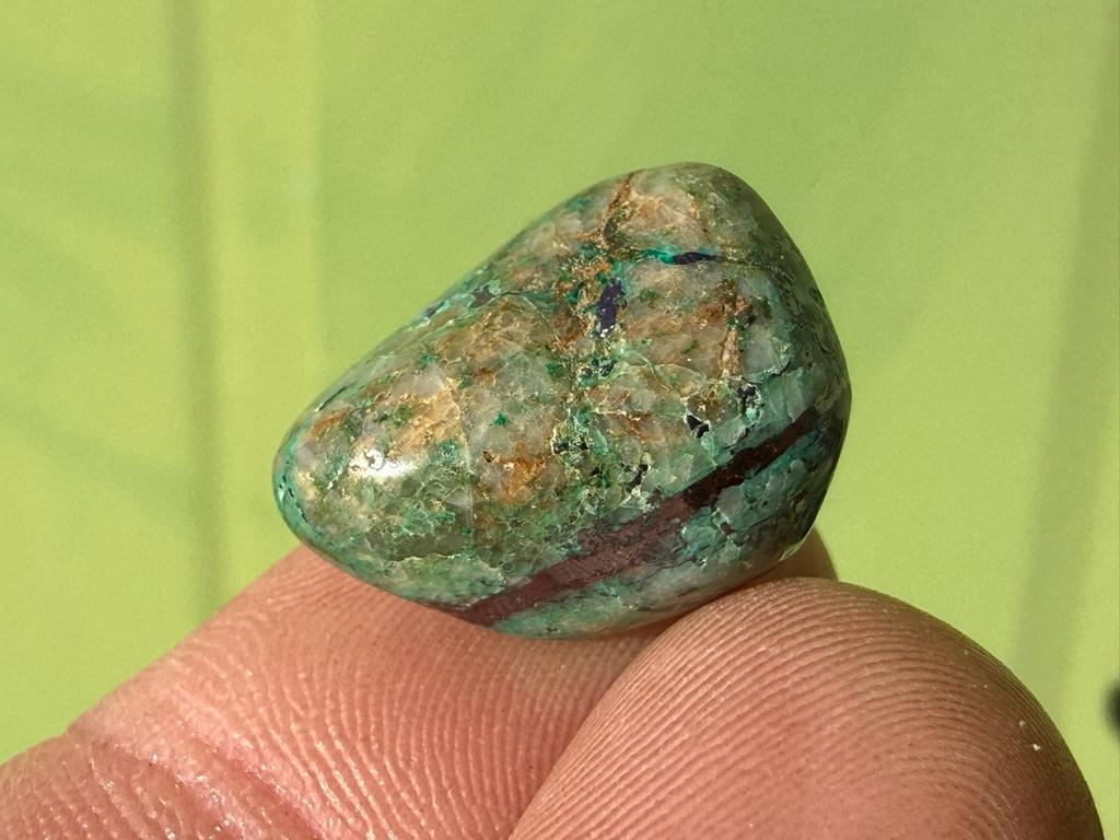 Cupriet in koper met Chrysocolla broekzaksteen mineralen, Nieuw, Www.riesmineralen.nl, Ries Mineralen, Info@riesmineralen.nl