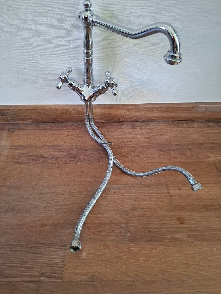 Keukenkraan, Ophalen, Gebruikt, Chroom, Kraan