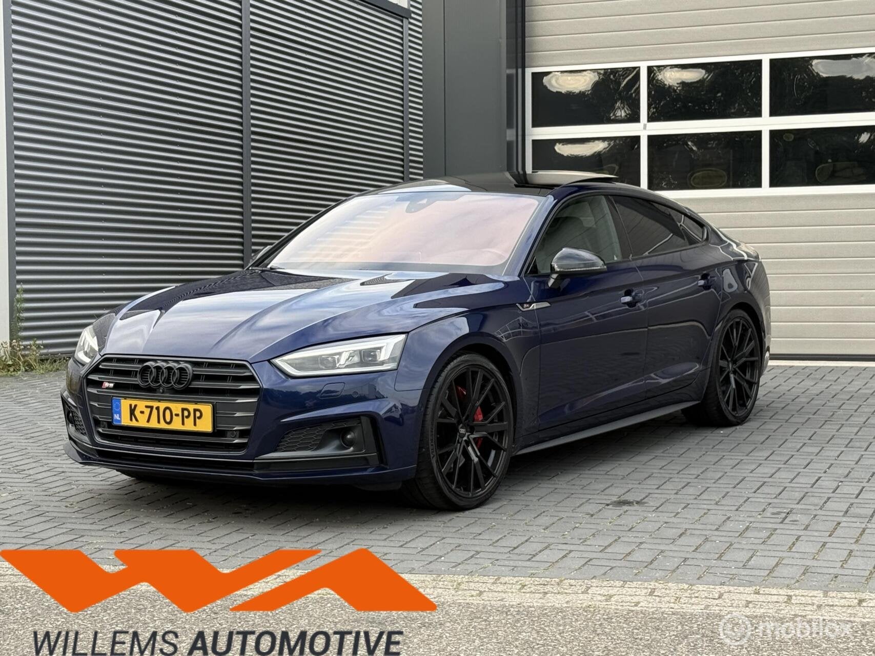 Audi S5 3.0 TFSI S5 Quattro B&O|Pano|360|Memory|HUD|ACC|20', Automaat, Euro 6, 2995 cc, Blauw