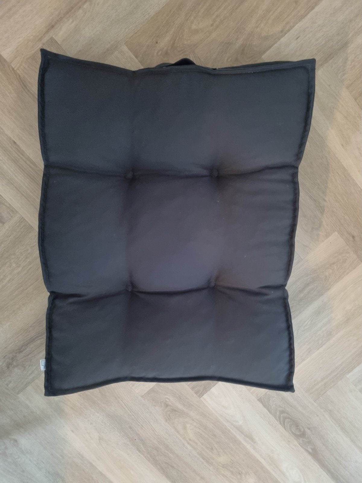2x palletkussen donkergrijs / antraciet, Ophalen, Zo goed als nieuw