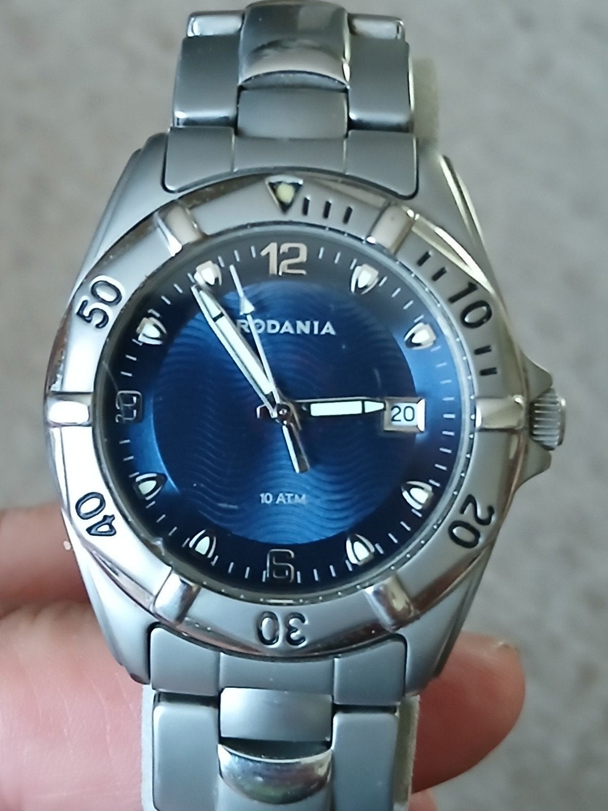 Rodania quartz horloge,, Ophalen of Verzenden, Gebruikt, Staal, Overige merken