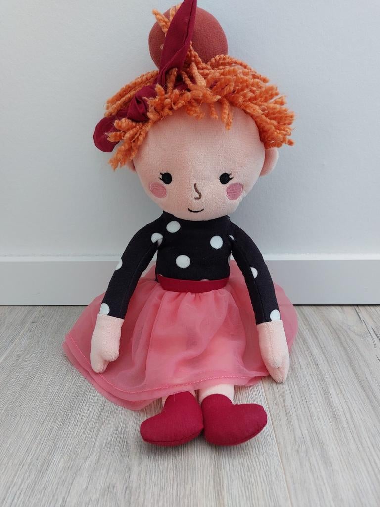 Knuffel Hema pop meisje ballerina tule rok L661, Kinderen en Baby's, Speelgoed | Knuffels en Pluche, Zo goed als nieuw, Ophalen of Verzenden