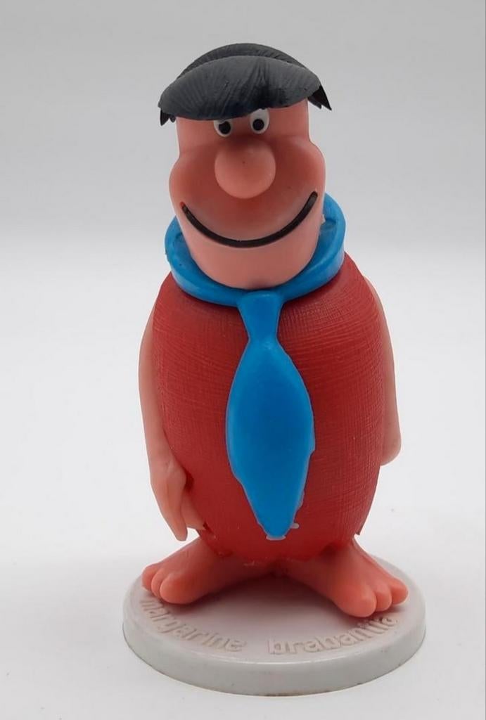 Vintage Moplas Fred Flintstone figuur Hanna Barbera 1967, Verzamelen, Poppetjes en Figuurtjes, Gebruikt, Ophalen of Verzenden