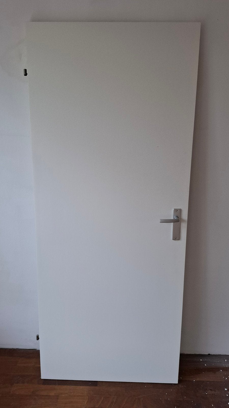 Witte binnendeur met klink, Ophalen, 80 tot 100 cm, Binnendeur, Zo goed als nieuw