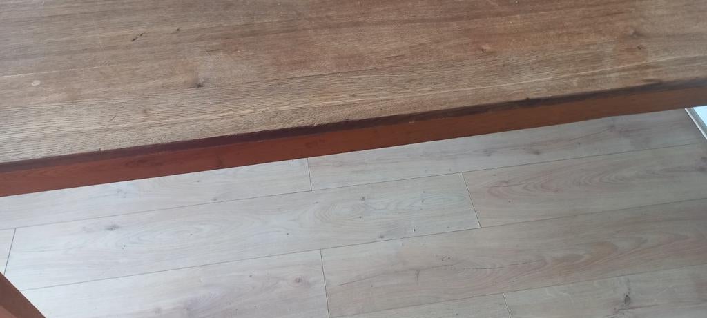 Grote eetkamer tafel met stoelen, Ophalen, Gebruikt, Barok, Bruin