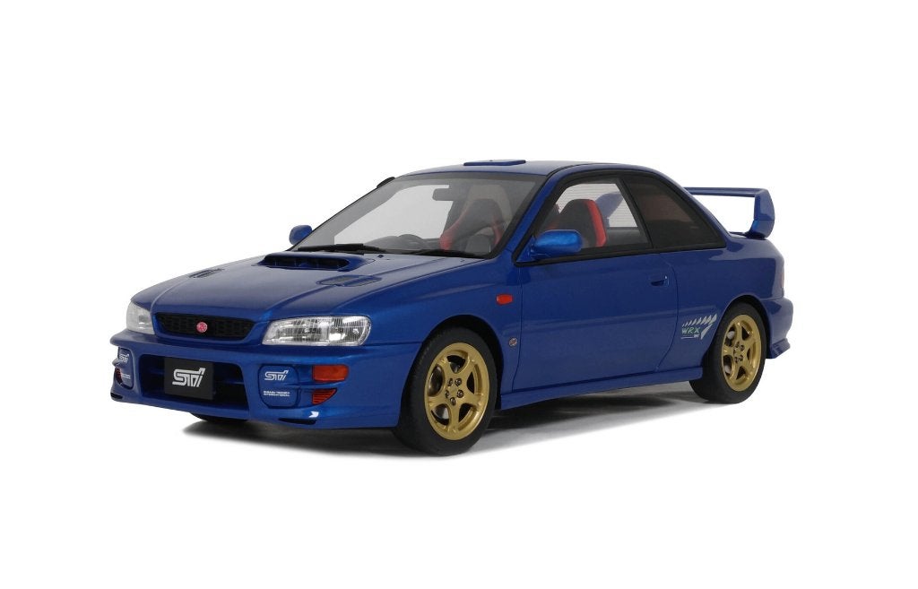 SUBARU IMPREZA WRX TYPE R STI BLAUW '99 1/18 OTTO ref OT1249
