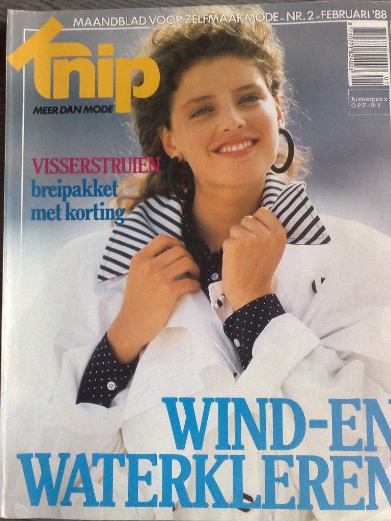 6 x Knipmode kledingpatronen uit jaargang 1988, Verzenden, Gebruikt, Vrouw, Knipmode