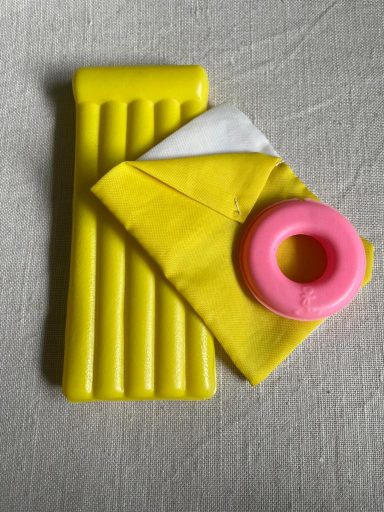 Vintage Strand Camping setje voor Barbie.  ️  ️, Ophalen of Verzenden, Gebruikt, Accessoires