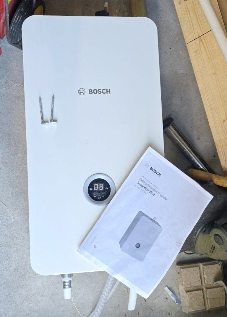 Bosch Tronic Heat 3500-9 elektrische CV ketel 9 kW, Ophalen, 30 tot 80 cm, Gebruikt, Cv-ketel of Combi-ketel