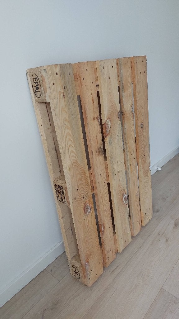 Gratis Europallet (droog, schoon), Doe-het-zelf en Verbouw, Hout en Planken, Ophalen, Gebruikt, 25 tot 50 mm, Pallet