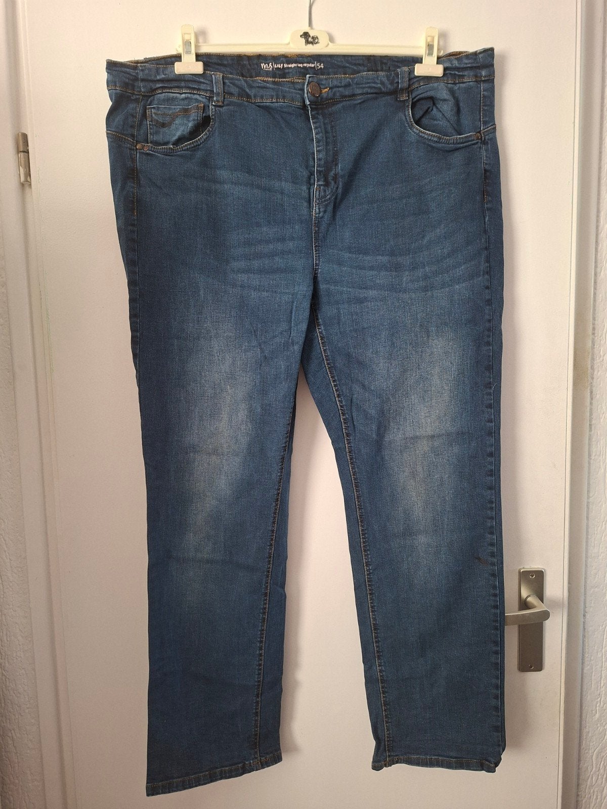 MS Mode Dames Spijkerbroek Maat 54 - Straight Leg Regular, Kleding | Dames, Spijkerbroeken en Jeans, Blauw, Overige jeansmaten