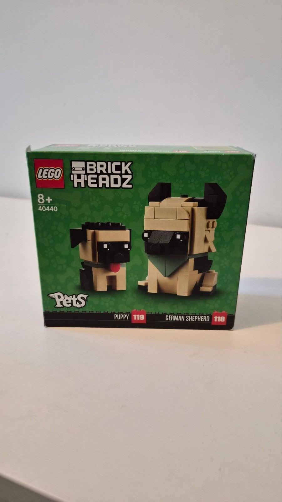 Lego BrickHeadz 40440 Duitse Herder en Puppy, Gebruikt, BrickHeadz, Lego, Ophalen of Verzenden