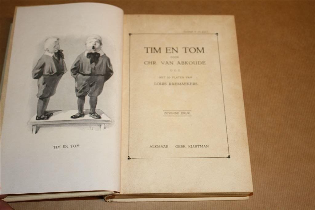 Tim en Tom. Abkoude. Kluitman 1925., Ophalen of Verzenden, Gelezen
