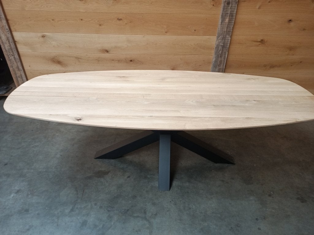 Deens ovale tafels 200  240  300cm, Niet ingevuld, Vijf personen of meer, Ovaal, Niet ingevuld