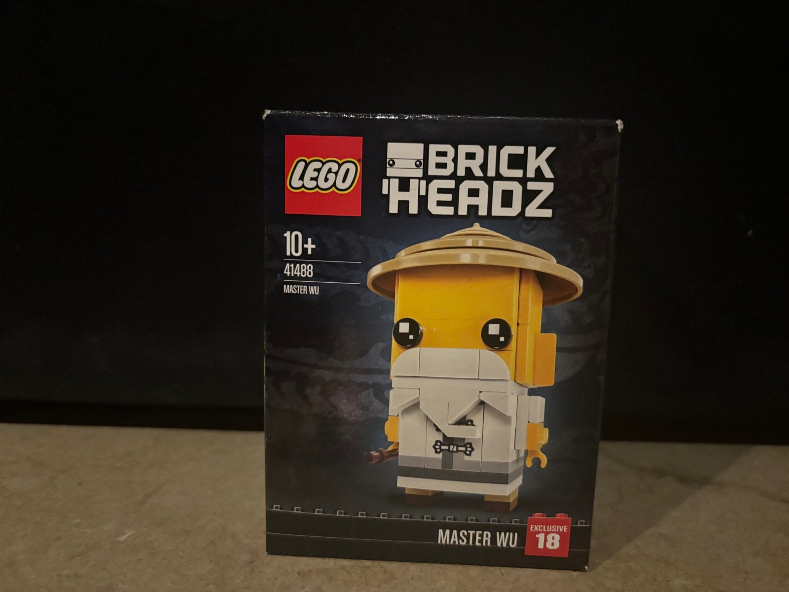 LEGO BrickHeadz 41488 Master Wu - The LEGO Ninjago Movie, Ophalen of Verzenden, Nieuw, Overige merken