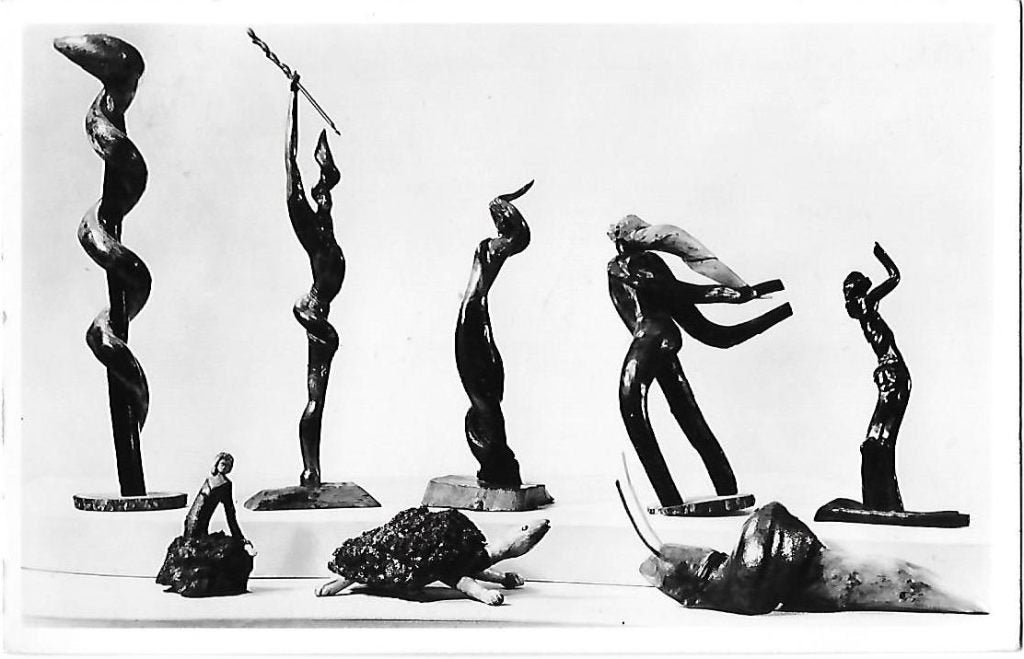 Emmen Koos Naber kunstcollectie Oude Ansichtkaart ( 9978), Ophalen of Verzenden, 1960 tot 1980, Gelopen, Drenthe