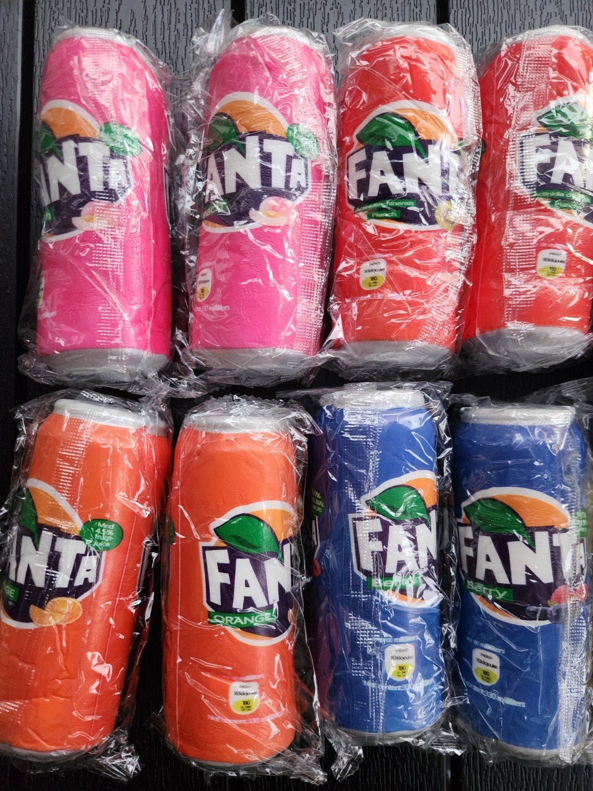Fanta squzies, Ophalen