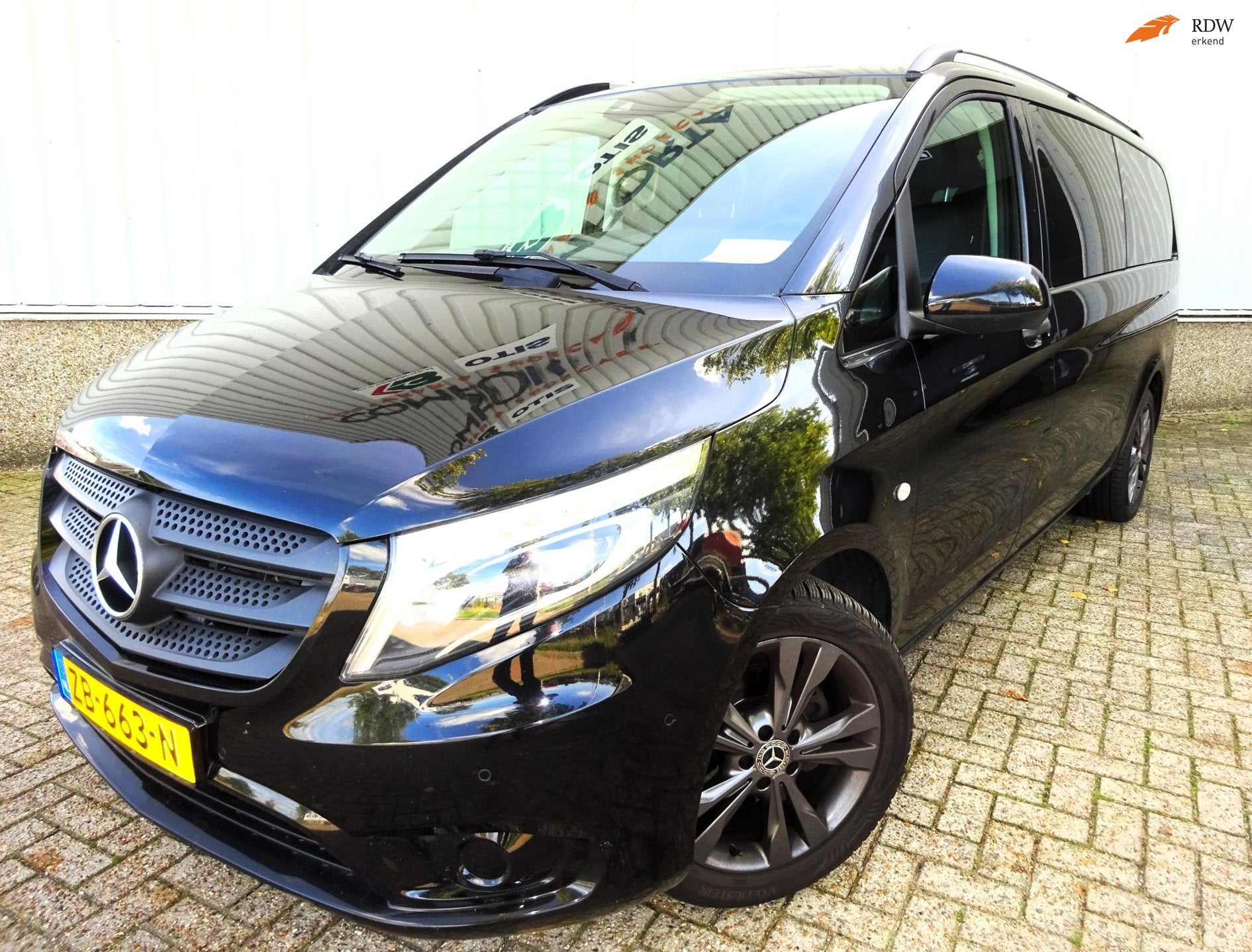 Mercedes-Benz Vito Tourer 114 BlueTEC Pro Extra Lang (8 Pers, Auto's, Automaat, Gebruikt, 2000 kg, Zwart