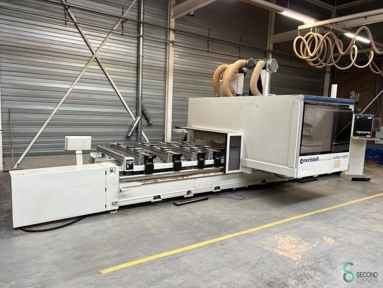 CNC Bewerkingscentra SCM Morbidelli M600 2012 Afvalafvoer, Zakelijke goederen