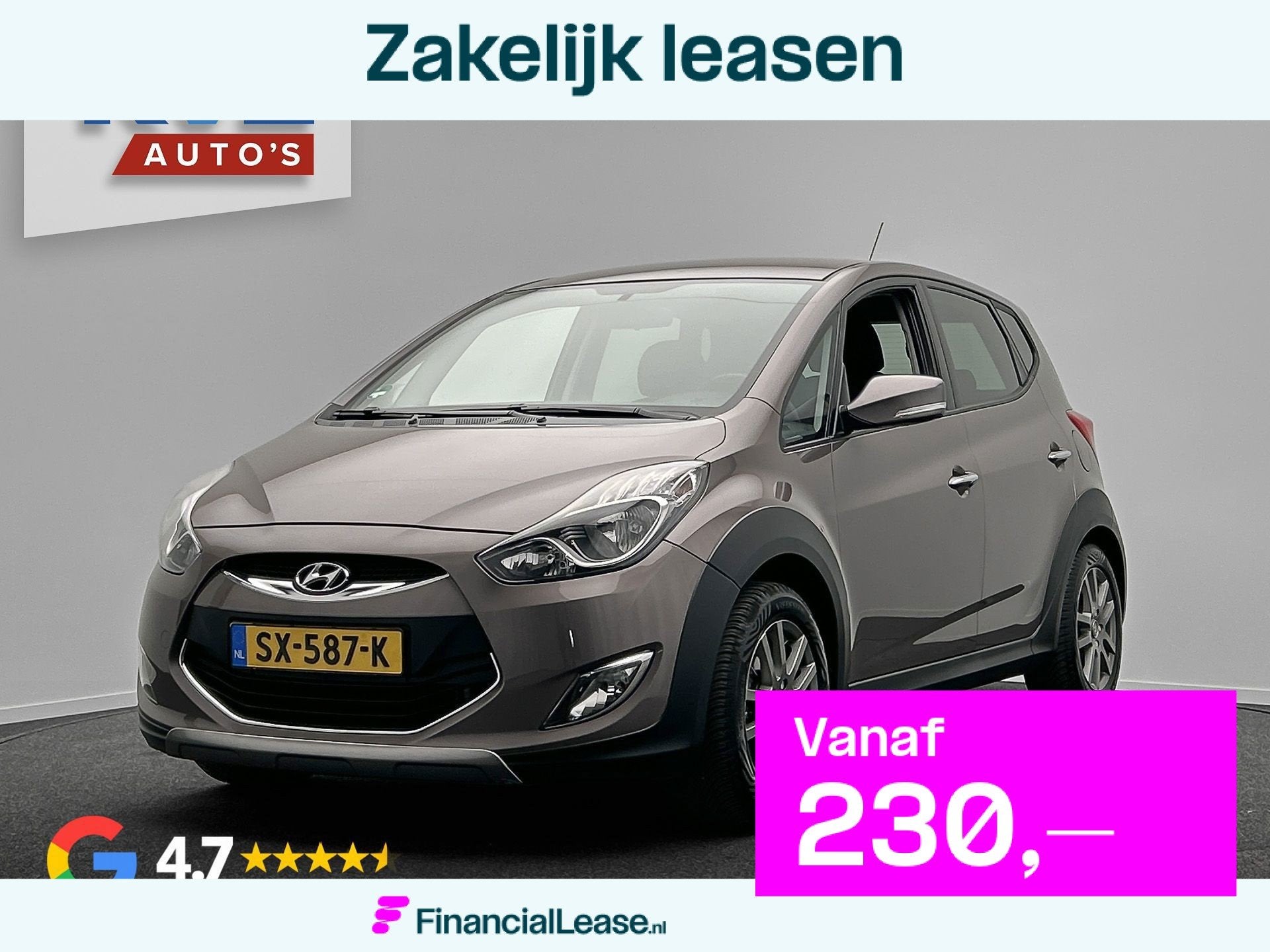 Hyundai Ix20 1.4i i-Vision | Trekhaak | Navigatie | Camera |, Voorwielaandrijving, Euro 5, Stof, Gebruikt
