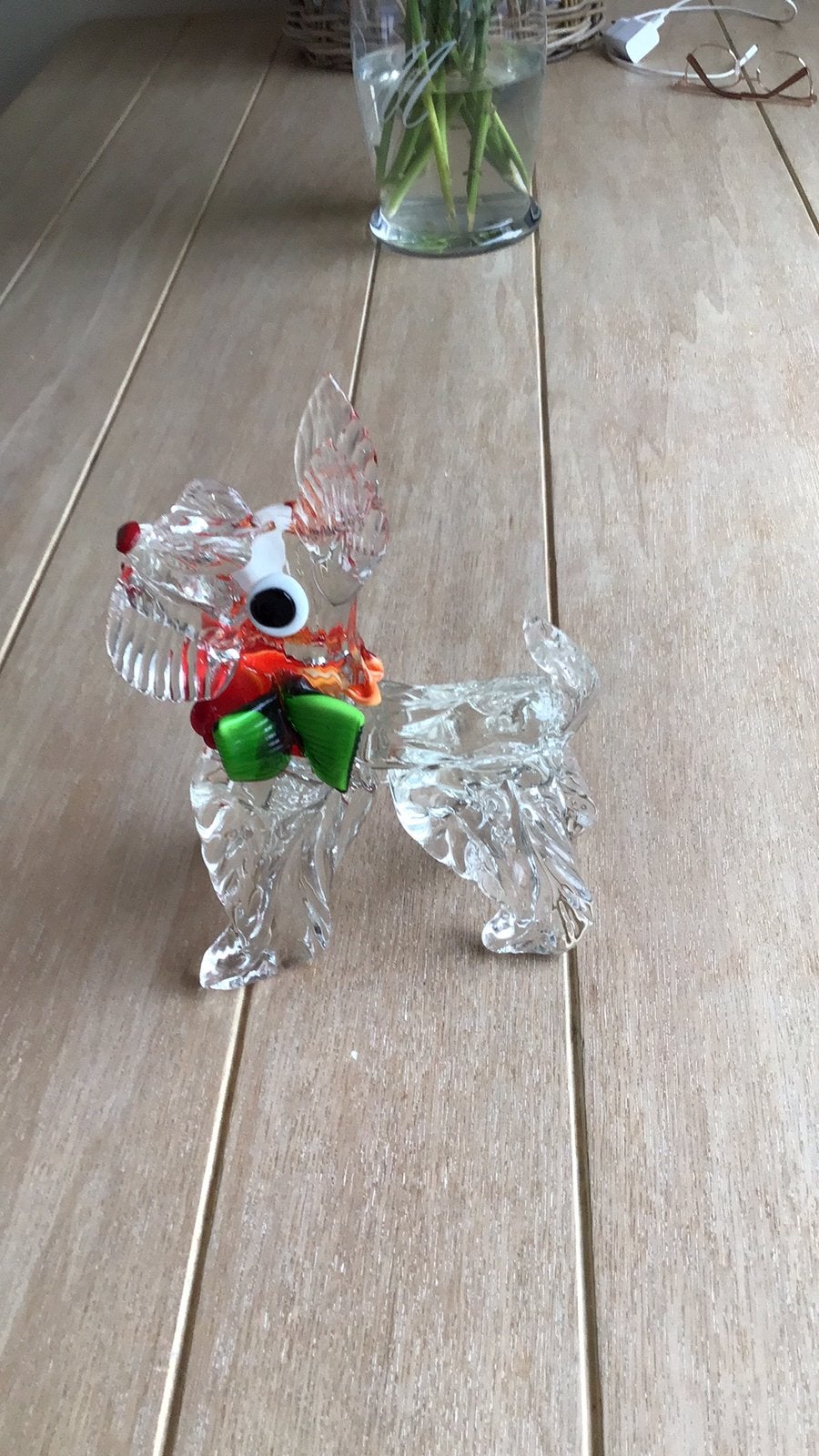 Murano glazen Schotse terriër. Puntgaaf, Ophalen of Verzenden