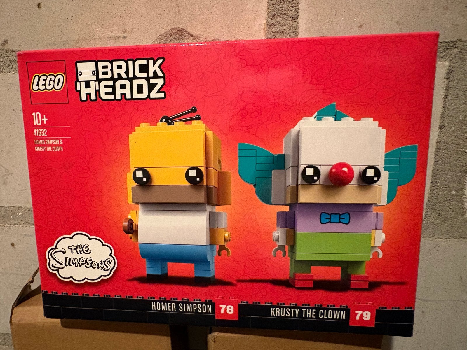 Lego BrickHeadz 41632 Homer & Krusty The Clown NIB, Ophalen of Verzenden, Nieuw