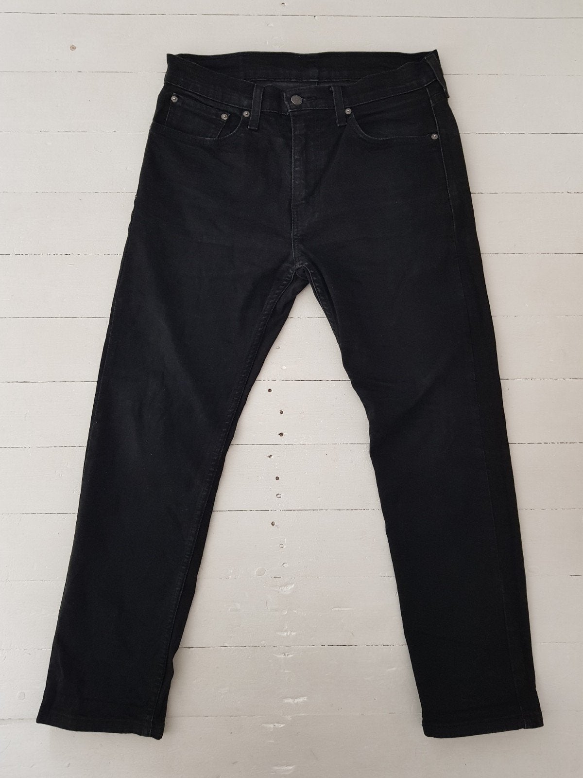Levi's zwarte jeans maat w32 l30 heren, Ophalen of Verzenden, Gedragen, Zwart, W32 (confectie 46) of kleiner