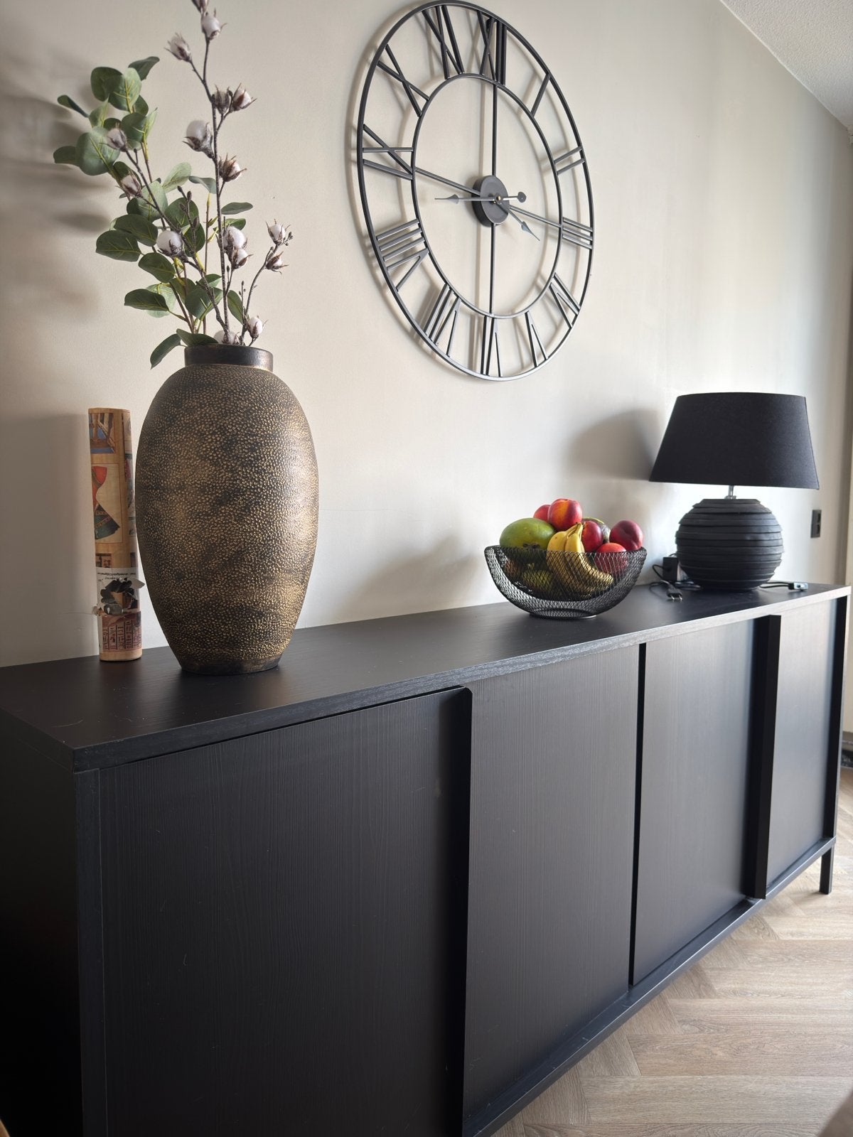 Dressoir, eettafel (8 persoons) en salontafel (140 cm), Ophalen, Gebruikt, 100 tot 150 cm, Vijf personen of meer