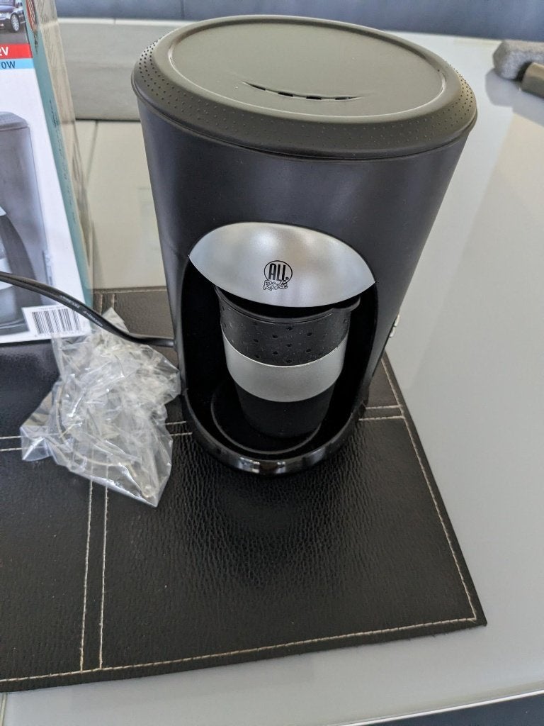 NIEUW All-Ride 1 kops  12 Volt koffiezetapparaat auto, Ophalen of Verzenden, Nieuw, Koffiemachine, Koffiepads en cups