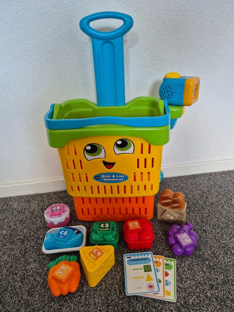 Vtech Scan & Leer Winkelmand, Ophalen of Verzenden, Zo goed als nieuw, 2 tot 4 jaar