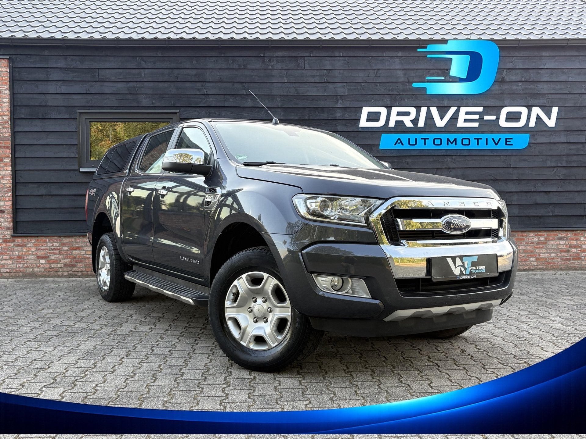 Ford Ranger 3.2 TDCi Limited - Marge - 5 persoons - Leder -, Auto's, Ford, Automaat, Parkeersensor, Gebruikt, Zwart
