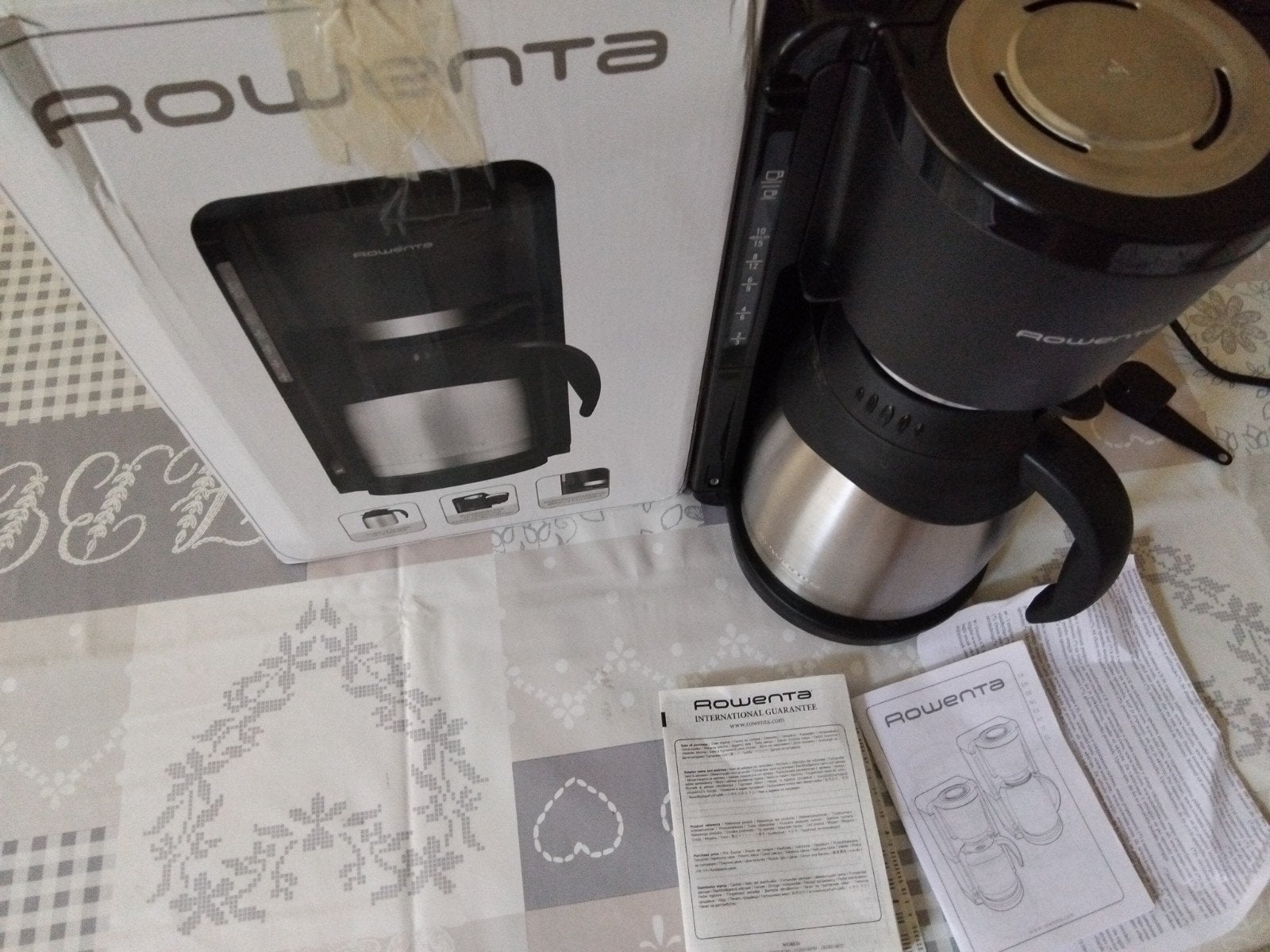 Rowenta Koffiezetapparaat met Thermoskan, Witgoed en Apparatuur, Afneembaar waterreservoir, Koffiemachine, Gemalen koffie, Ophalen of Verzenden